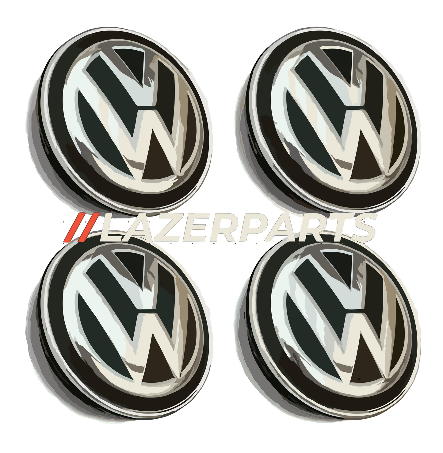 Kit de Tapa Cubos/Embellecedor para Volkswagen Nivus