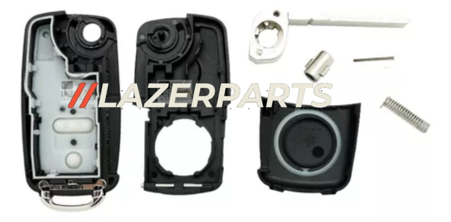Carcaza Original de Llave Tipo Navaja 3 Botones para Volkswagen Jetta