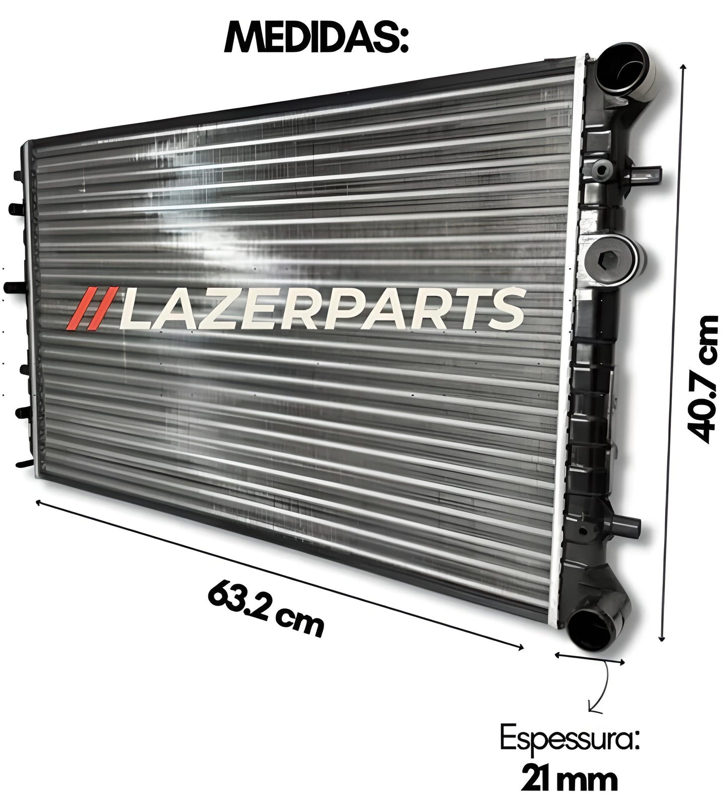 Radiador para Volkswagen Space Fox