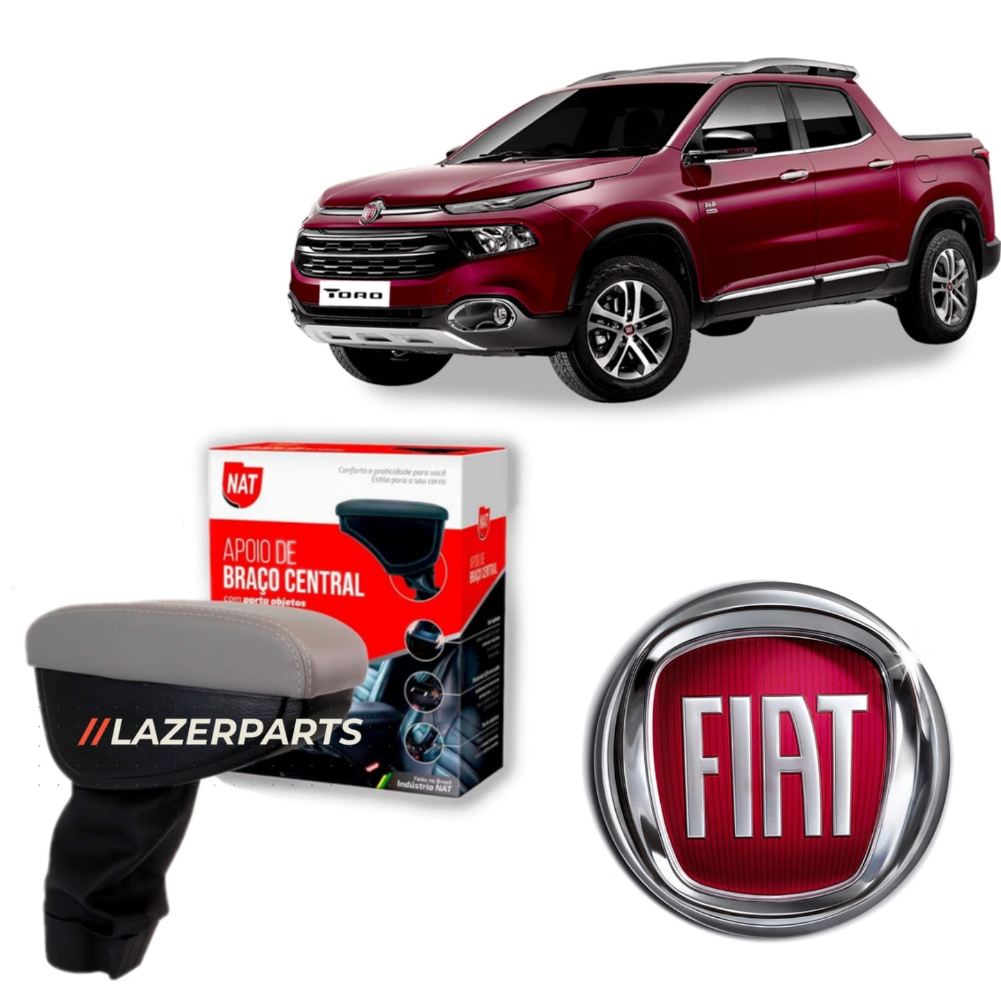 Reposabrazos para Fiat toro