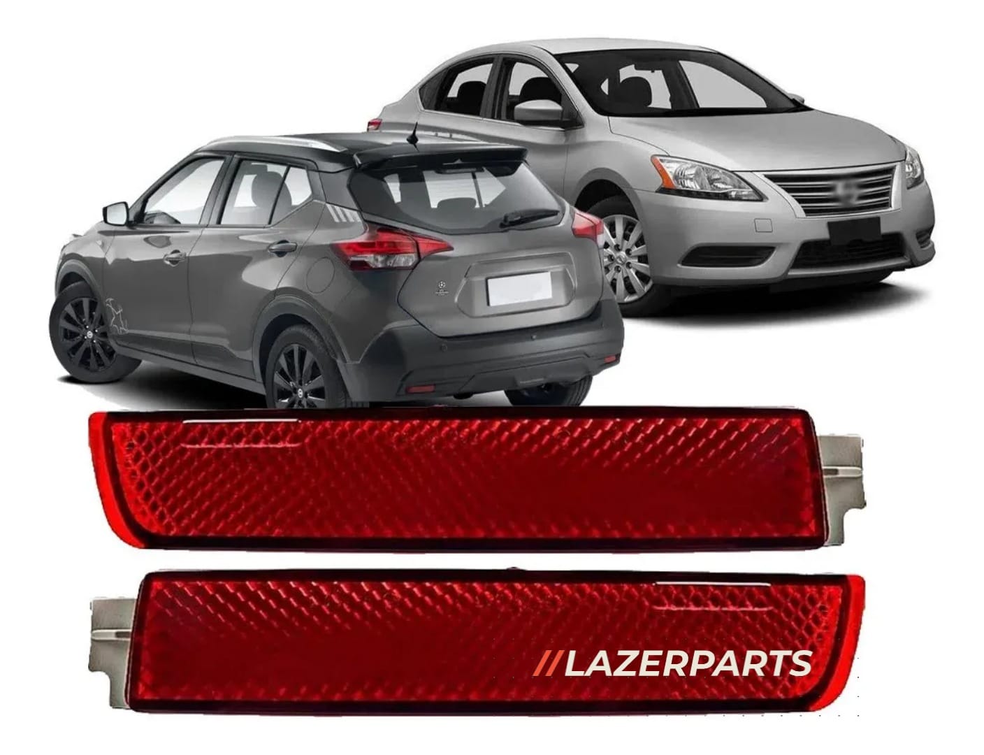 Reflector de Parachoques Trasero para Nissan Kicks