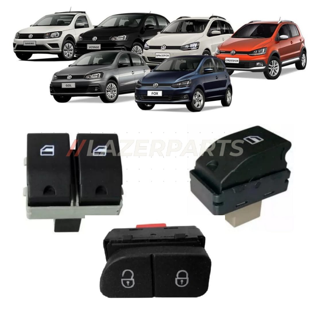 Botones para ventanillas Volkswagen Saveiro