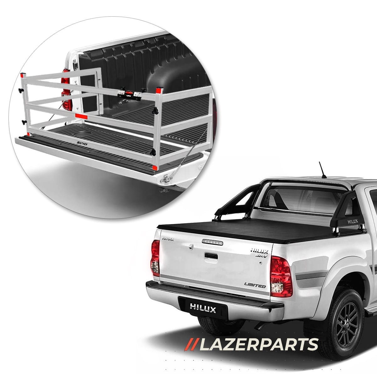 Extensor/Divisor de carrocería para Toyota Hilux 2005 al 2015